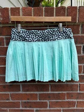 Lululemon Pleat To Street Skirt II Tranquil Blue Skort Size 6